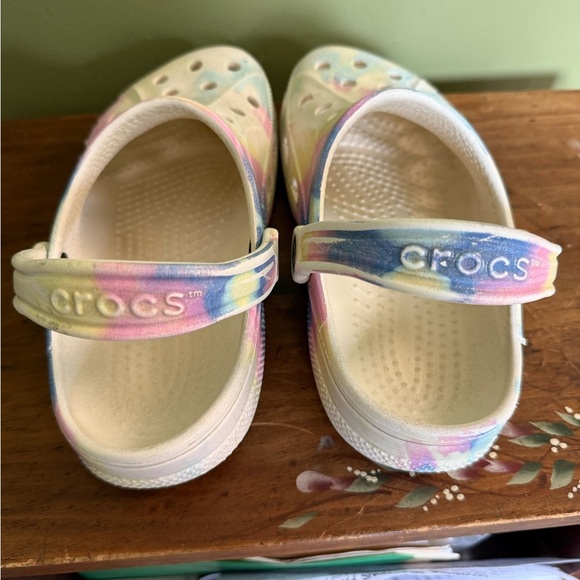 Crocs Mens 5 Women's 7 Classic Pastel Slides Perfect Spare Pair! Super cute 🥰 - Picture 3 of 8